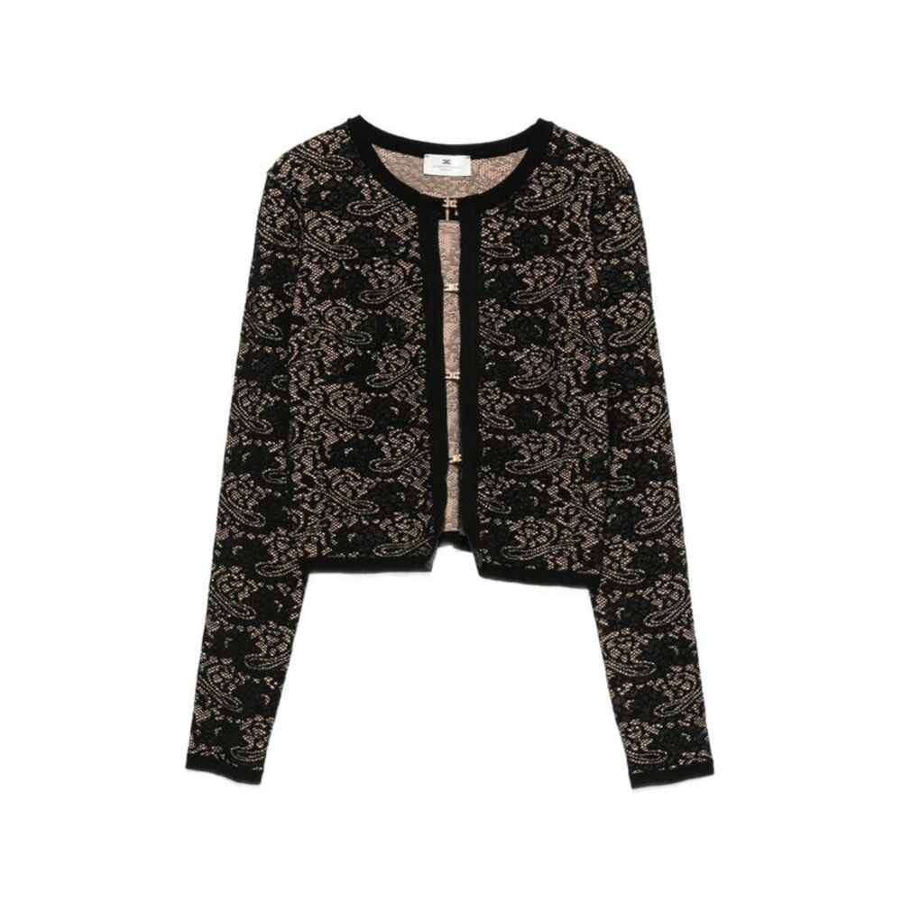 Elisabetta Franchi Black Knitwear - Cardigans Women